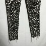 Driftwood Jackie Skinny Animal Chetta Print Black Gray Ivory Jeans Size 28 Photo 6