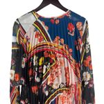 Parker  Floral Ruffle Pleat Dress Size‎ 4 New Photo 6