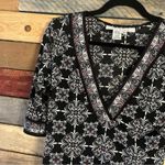 Max Studio Black And White Tunic Size Small Photo 2