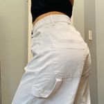 ZARA NEW Women Blue Gray amid Rise Cargo Jeans Extra Wide Size 40 Photo 5