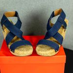 Lucky Brand Cork Wedge Sandals Photo 3
