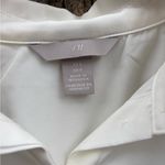 H&M  Elegant Oversized Cream Dress Shirt Photo 2
