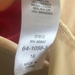 Swimsuit For All Swimsuits For All Pink Blouson Tankini Swim Top Sz 16 Shelf Bra Colorful Hem Photo 7