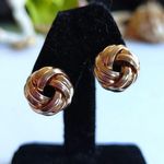 Gold Tone Multi Color Statement Necklace Set Orange Photo 5