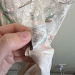 Cassandra Intimates Babydoll Floral Lace Slip Nightgown Large White Photo 6