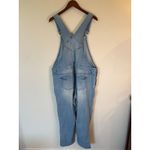 American Rag  Patches Denim Straight Leg Overall Light Wash Blue Women's Plus 16w Photo 1