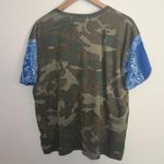 We The Free Free people clarity camo bandana short sleeve tee women XS oversized Photo 5