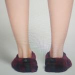 SKIMS  Plush Maroon Women's Slippers Photo 2