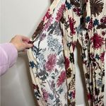 Wide Legged Floral Palazzo Pants Pink Size L Photo 1