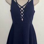 Speechless Elegant Fashion Navy Stretchy Dress Junior Size 5 Excellent Photo 0