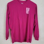 Victoria's Secret  Womens Sweatshirt Size M Pink Pullover Crew Neck Long Sleeve Photo 0