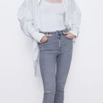 ZARA Skinny Fitted High Waisted Denim Pants Jeans Photo 2