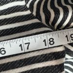 Talbots NWT T by Black White Stripe Lace Up Back Dress Womens Size S 3/4 Sleeve Photo 7