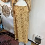 Karen Scott Vintage Sunflower Floral Prairie Skirt Set Cottagecore Yellow L Photo 9