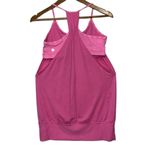 Lululemon  No Limits Tank Top Pow Pink Luon Strappy Tank Top Built-In Bra Size 10 Photo 9