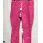 BKI Vintage America Jeans Women’s Size 6 28 Pink Boho Crop Mid Rise Stretch Photo 4