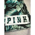 PREOWNED Victoria’s Secret PINK Tropical Palm Lounge Shorts Womens XS Green Leaf Photo 2