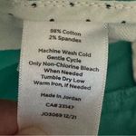 Talbots perfect skimmer slim legs cropped pants size 6 teal blue Photo 7