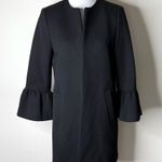ZARA Black 3/4 Bell Sleeve Coat Photo 0