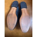 Sam Edelman Black Leather Pointed Toe Mules Loafers Gold Accent Women's Size 8 Photo 2