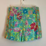NWT Women’s S Gretchen Scott Shorty Shorts Floral Bird Butterflies Preppy Bright Blue Photo 5