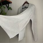 Verve Ami Women Gray Cardigan Open Front Long Sleeve Stretch Photo 1