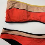 Fendi Fenty Perfect Creatures Coral and Peach Bandeau Bikini Set Womens Size 46 Photo 10