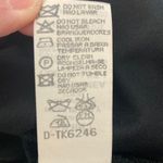 Armani Jeans Velvet Babydoll Dress US 12 Black Short Sleeve 90s Grunge Goth Photo 8