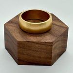 Torrid Set of Brushed Gold Rings Size 8 Photo 2