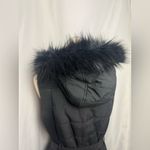 Michael Kors Women's Black Puffer Vest with Faux Fur Trim Medium NWOT Photo 8