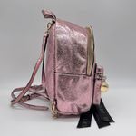 Victoria's Secret Victoria’s Secret Mini Backpack Metallic Pink Faux Leather Zip Backpack New Photo 12
