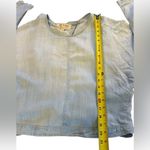Cloth & Stone Anthropologie Light Blue Tie Back Long Sleeve Top Womens Large Photo 9