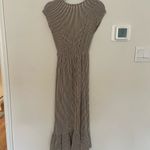 Caution to the Wind  Gray Striped Top Photo 1