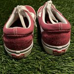 Vans Women’s 6.5 Men’s 5 Suede Burgundy Shoes Sneakers Low Tops Photo 4