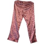 Gilligan O'Malley Women's S Satin‎ Pajama Pants Leopard Print Pink Girlie Y2K Photo 1