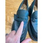 Free People Lyra Lug Sole Loafer Women's 7.5 Black Leather Slip On Round Toe S9 Photo 1