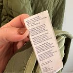 Pilcro Anthropologie  Oversized Quilted Colorblock Jacket Moss Green XL Photo 7