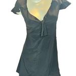 Entro - black flowy keyhole mini dress NWT Photo 0