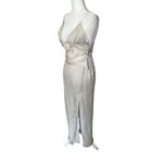 NBD Mika Maxi Dress in Ivory large New Womens Long Gown Photo 5