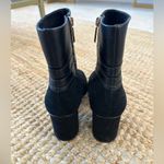 Karl Lagerfeld  FRIEDA ANKLE BOOT IN SUEDE AND LEATHER BLACK SIZE 8.5 Photo 13