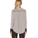 Free People  Pebble Crepe Shirt Neutral Photo 9