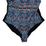 Ava & Viv Ava‎ & Viv One Piece Swimsuit  26W Floral Black Built in Bra Comfort Straps Photo 3