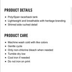 Spalding Women's High Neck Thin Straps Shirred Side Ruched Racerback Tank XS Photo 7