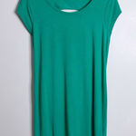 Energy Green Knee Length Dress Open Back Medium Chico's 1 Stretch Photo 0