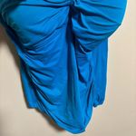 La Blanca  Island Goddess Over The Shoulder Sweetheart Tankini Blue Plus Size 22W Photo 3