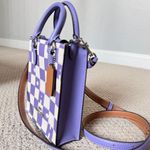 Coach North South Mini Tote With Checkerboard Print cr180 Photo 1