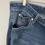 Apt. 9  Medium Wash Boot Cut Jeans Women’s Plus Size 24 w/ Jeweled Accents Photo 4