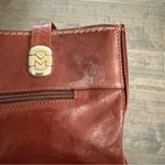 Vintage 90’s Mariano Orlandi Italian Tan Leather Tote Shoulder Bag Photo 5