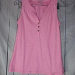 Lilly Pulitzer Lilly Pultizer Essie Pink Tank Top With Gold Buttons Size XS Photo 0