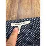 Avec Les Filles  Women's Blue White Polka Dot Wide Leg Palazzo Pants Size 8 Photo 3